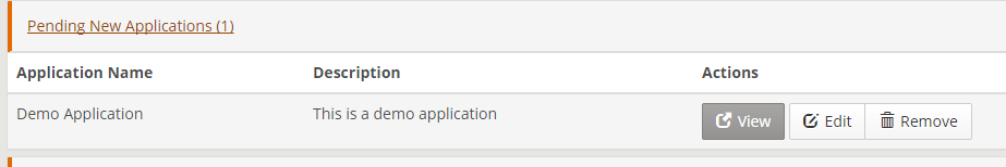 create an application