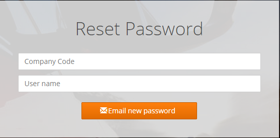 reset a password