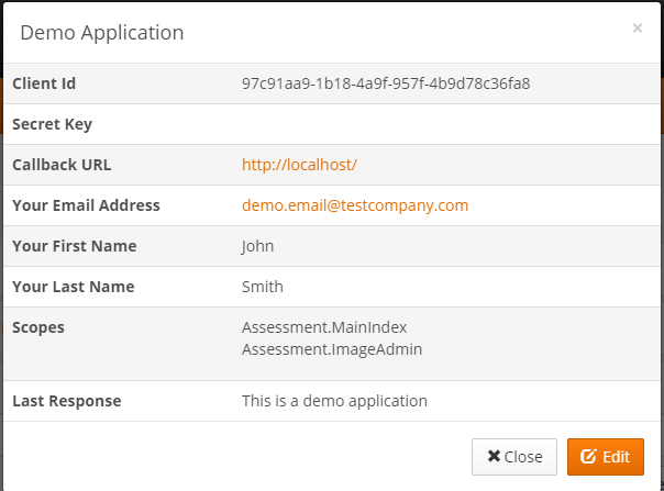 view an application